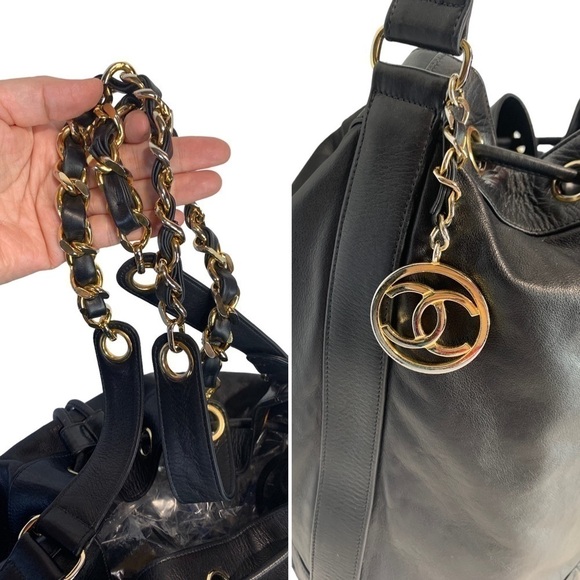 VINTAGE Chanel Bucket Bag - Picture 10 of 16